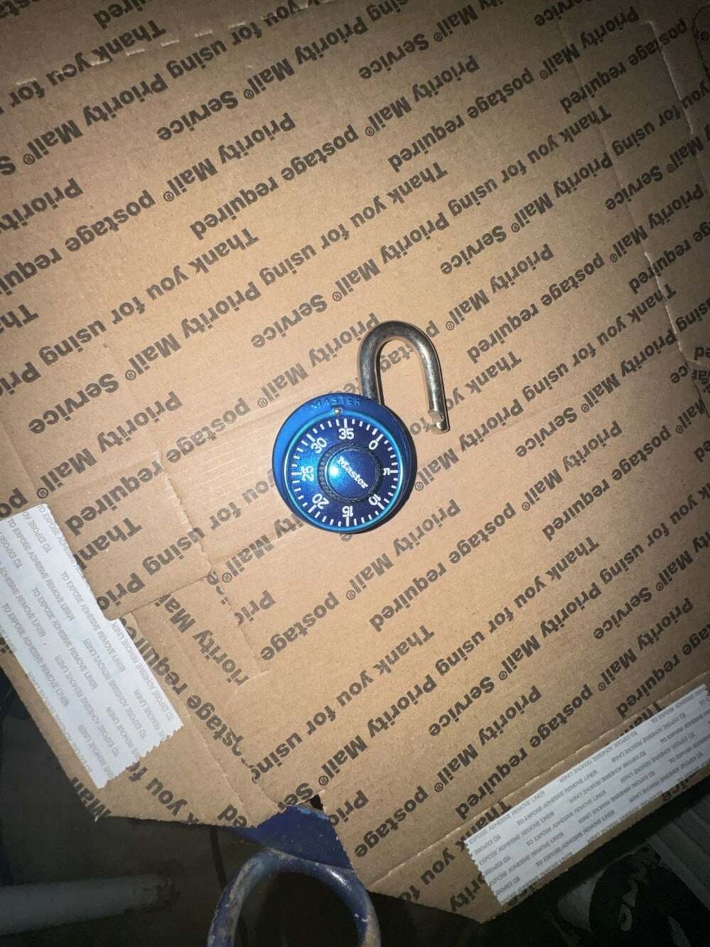 Master Lock 1502BLU Blue Combination Dial Padlock